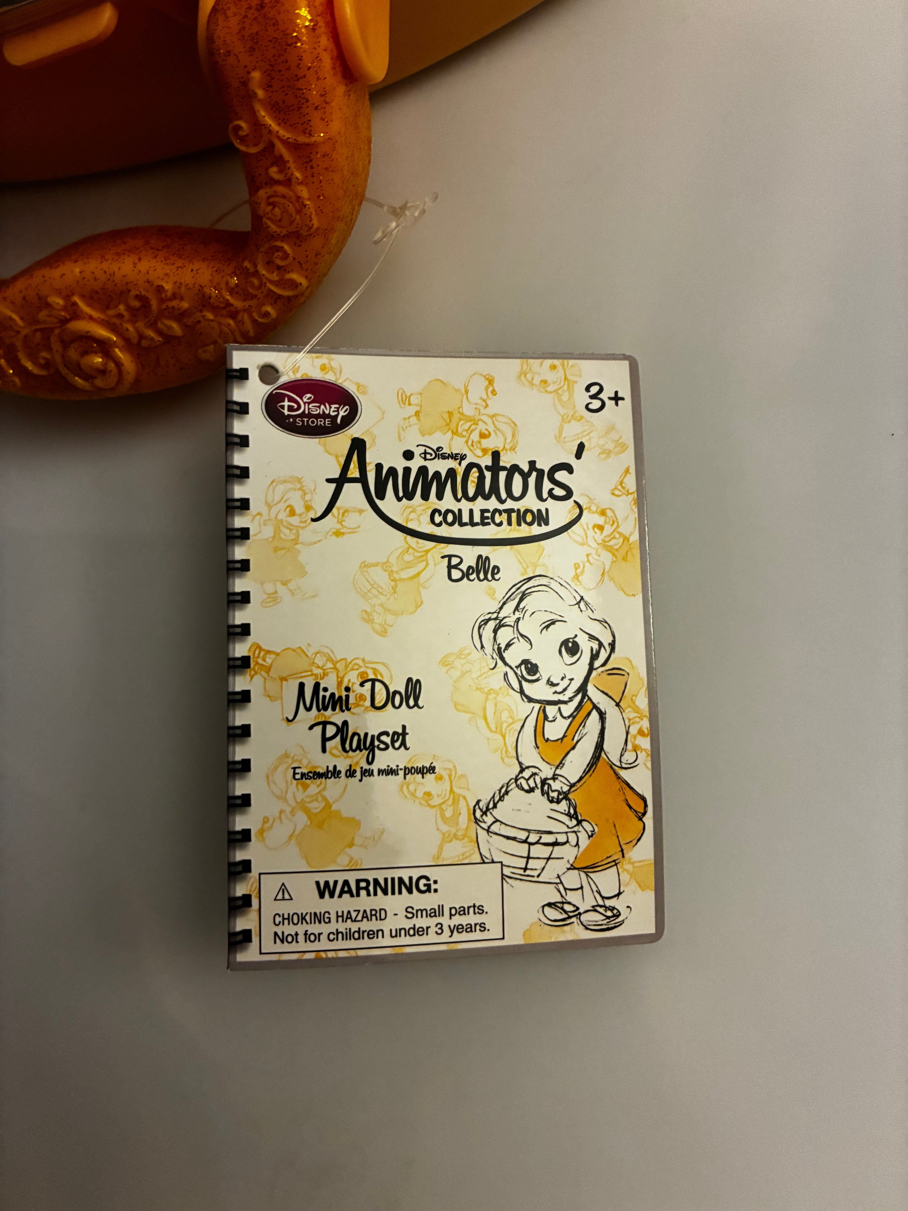 Disney Animator's Collection Belle Mini Doll Play Set  with Case