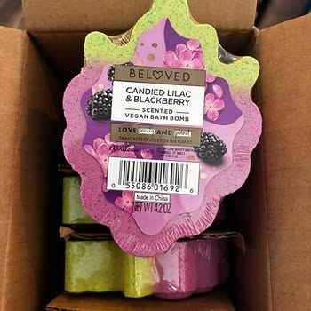 Beloved Bath Bomb Candied Lilac & Blackberry 4.2oz