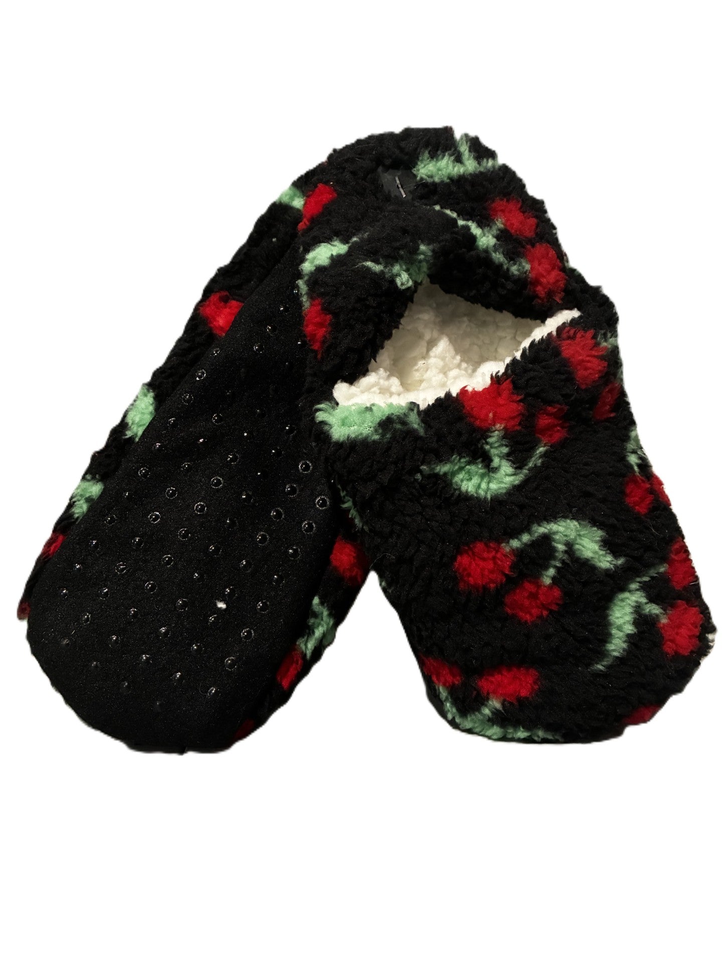 Auden Women's Pull-On Slipper Socks with Grippers
