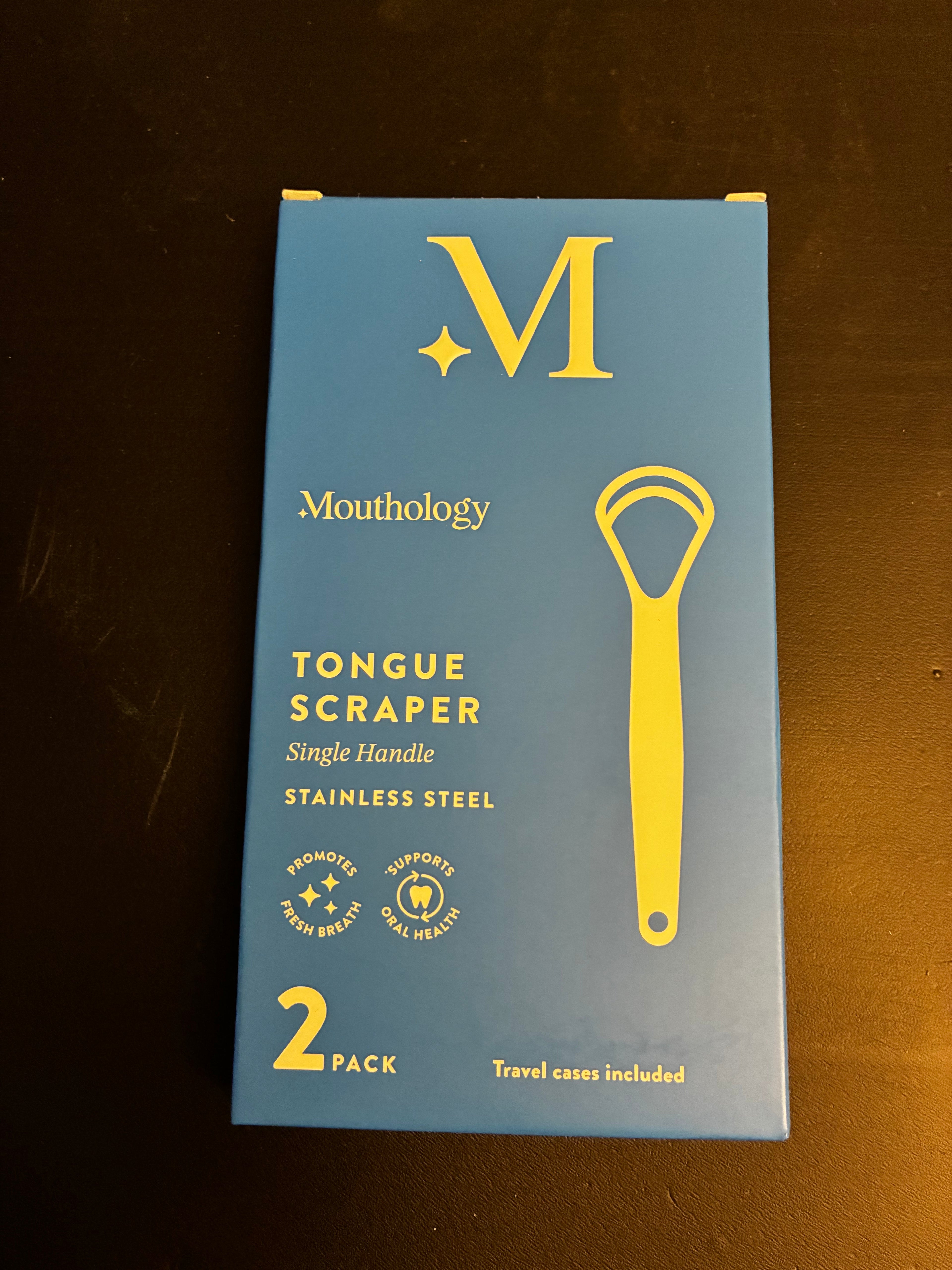 Tongue scraper 2 pack stainless steel