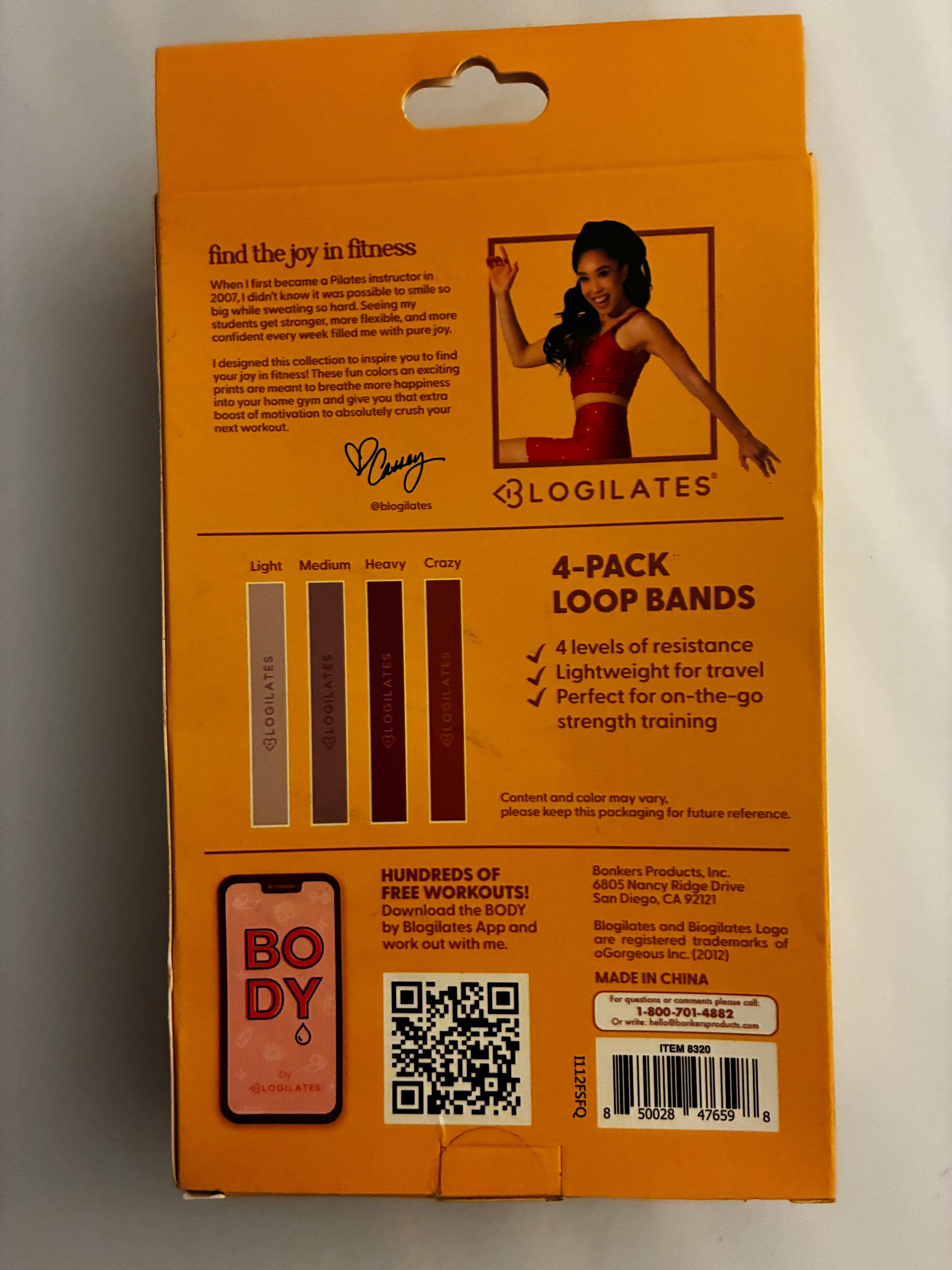 Blogilates Loop Bands - 4pk