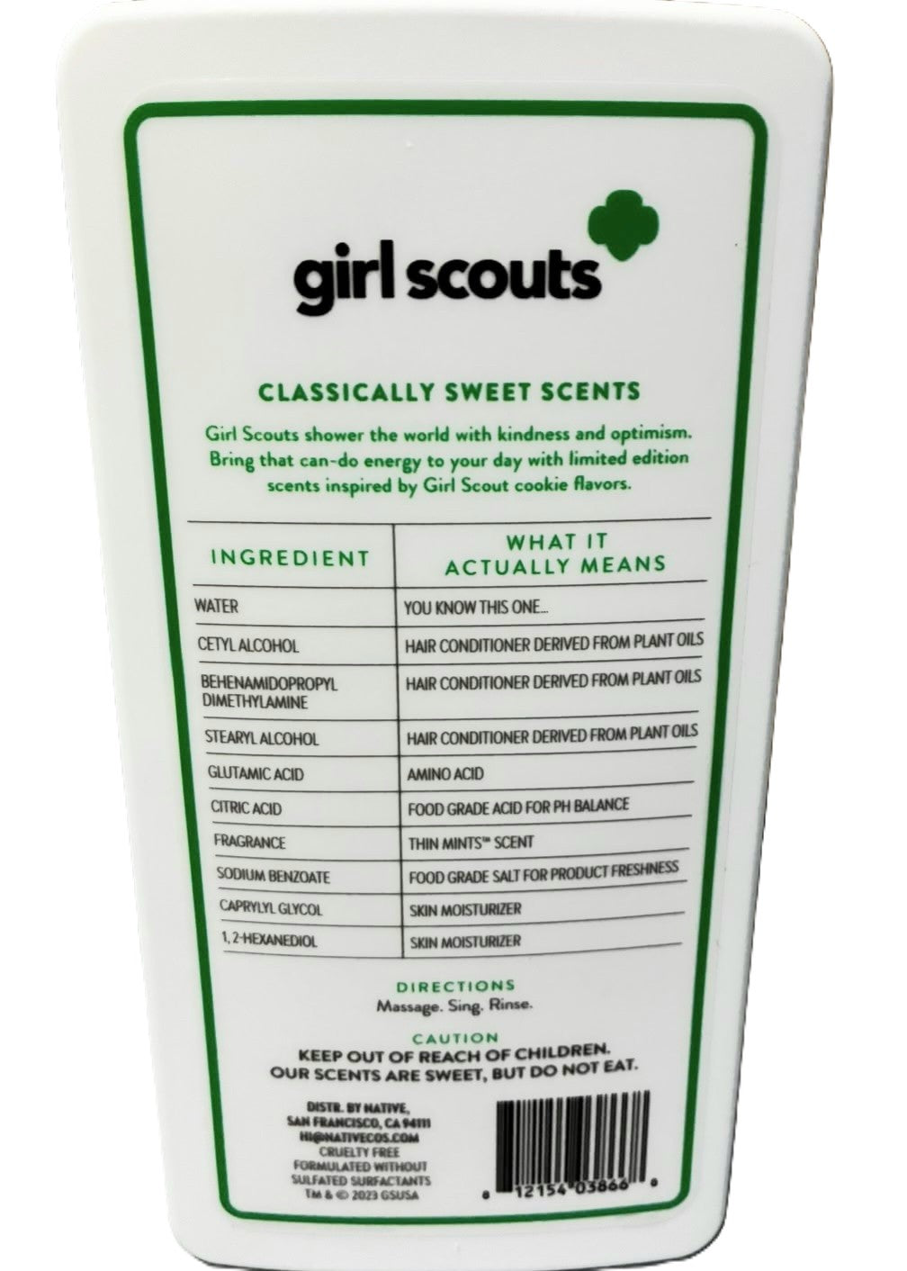 Native Thin Mints Cookie Conditioner - 16.5 fl oz (3 bottle pack)