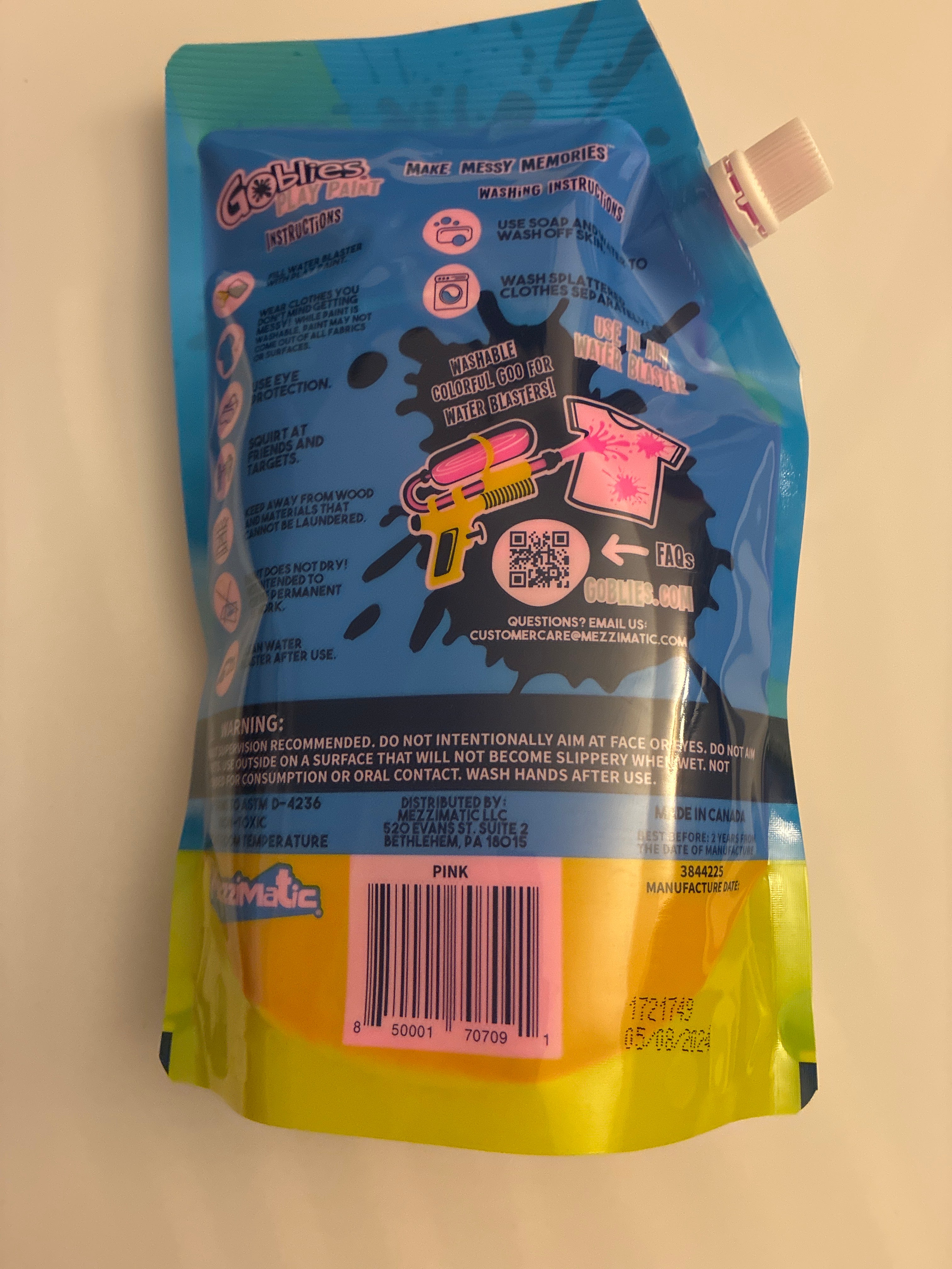 Goblies Play Paint for Water Blasters 25.3 fl. oz.