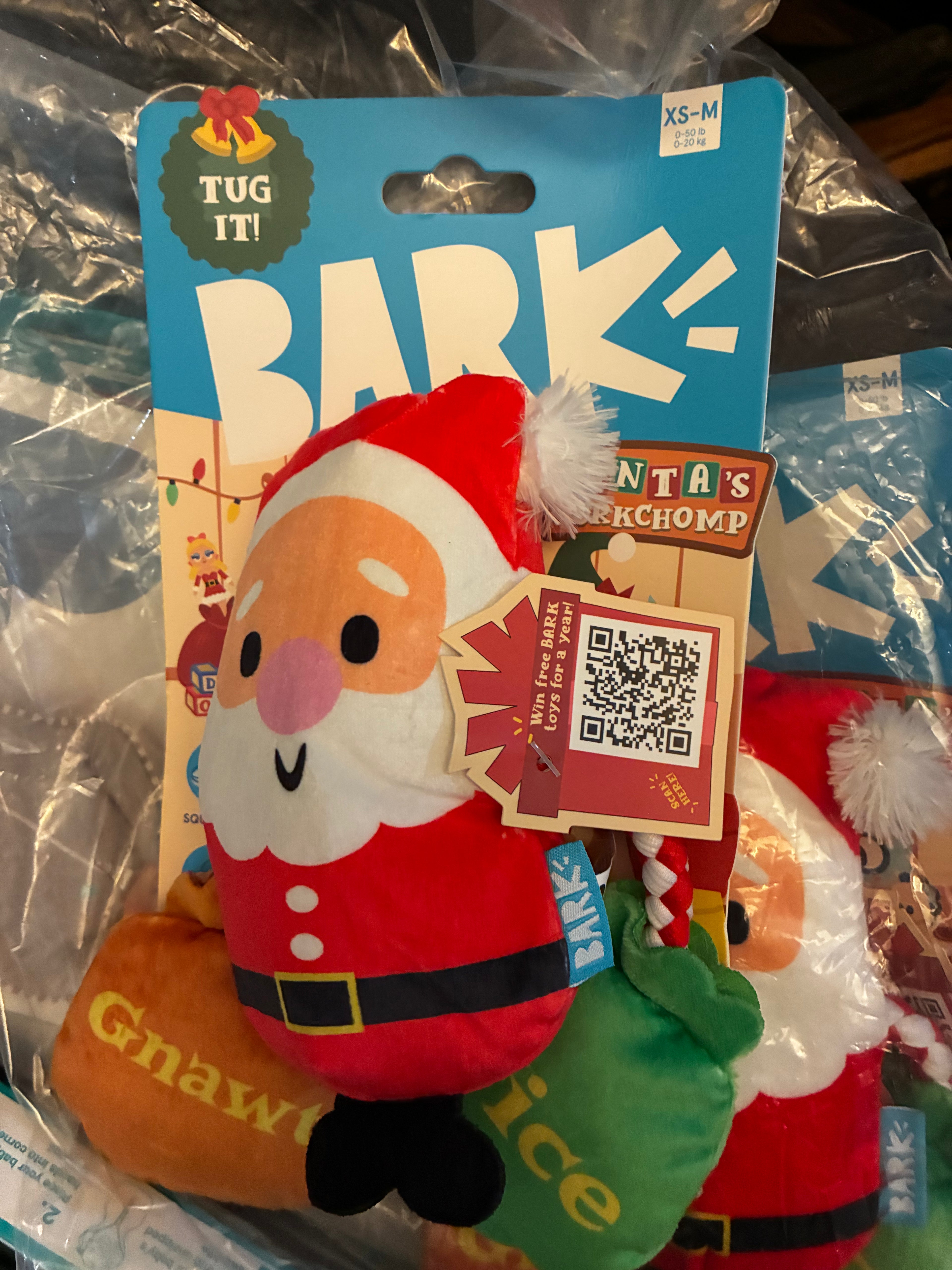 Santa bark box toy
