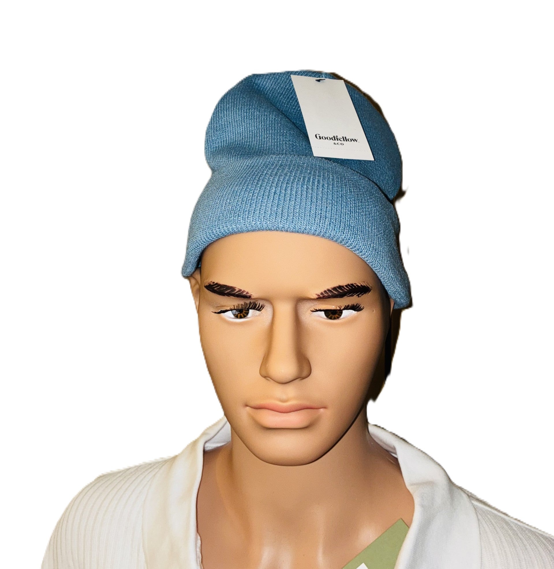 Men's Circular Knit Cuffed Beanie - Goodfellow & Co