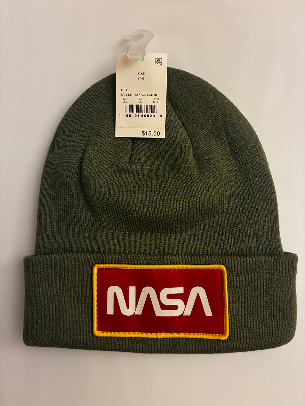 Men's NASA Patch Beanie