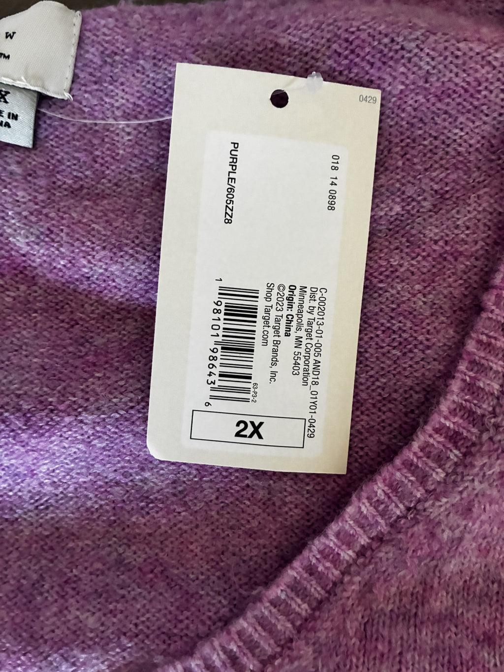 Women's Cozy Knit V-Neck Pullover Sweater - A New Day