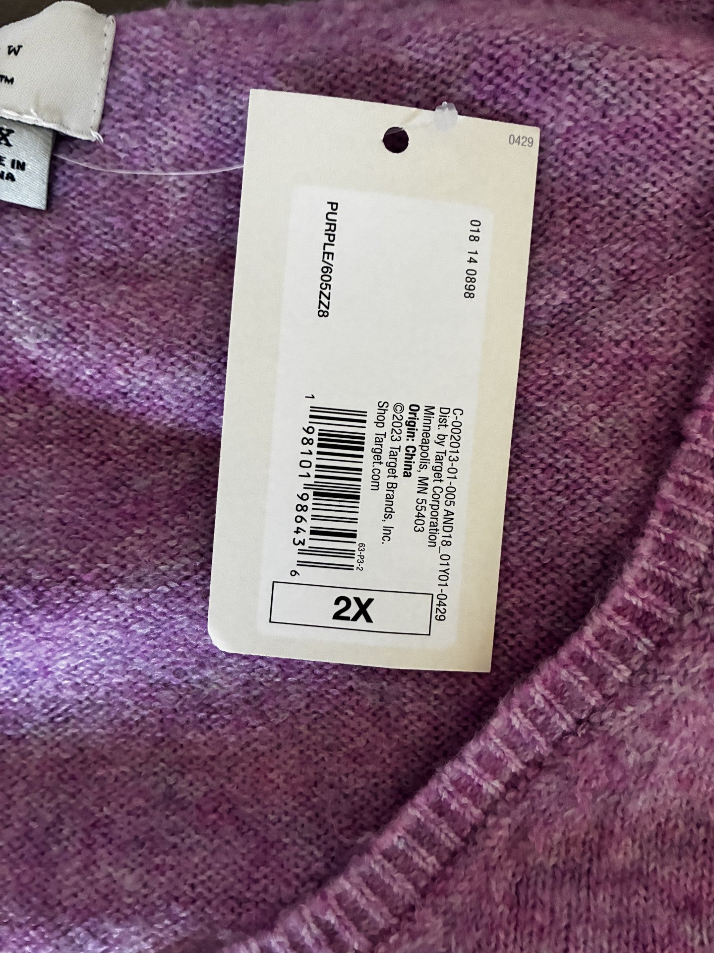 Women's Cozy Knit V-Neck Pullover Sweater - A New Day
