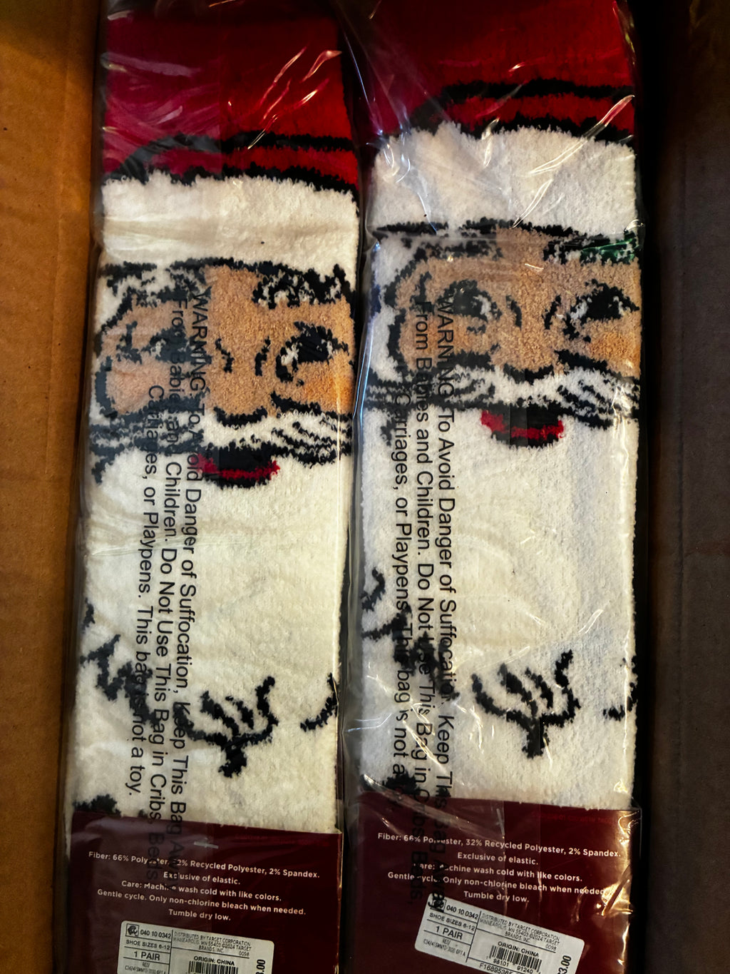 Christmas socks 12 pack
