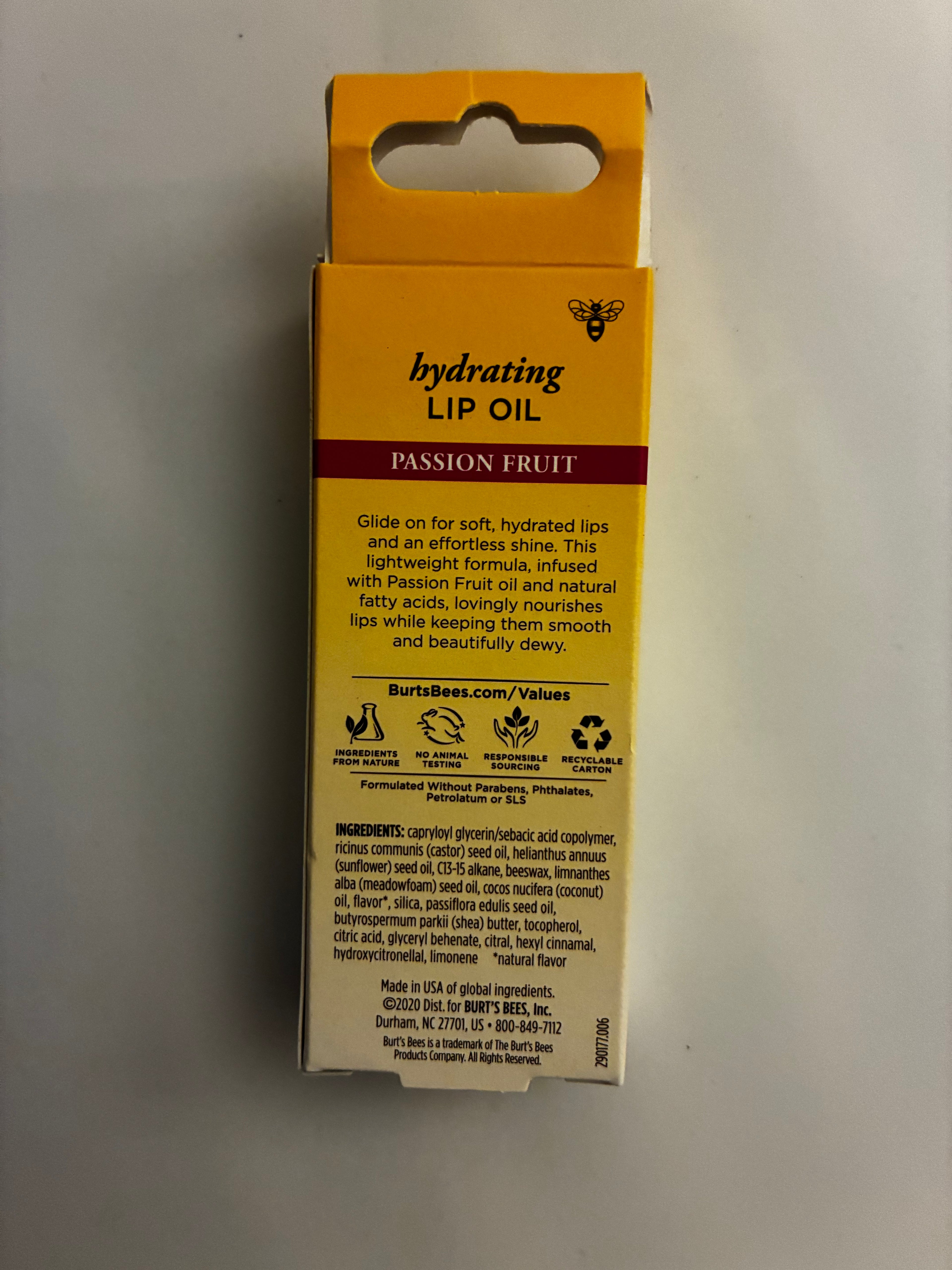 Burt’s bees passion fruit lip balm