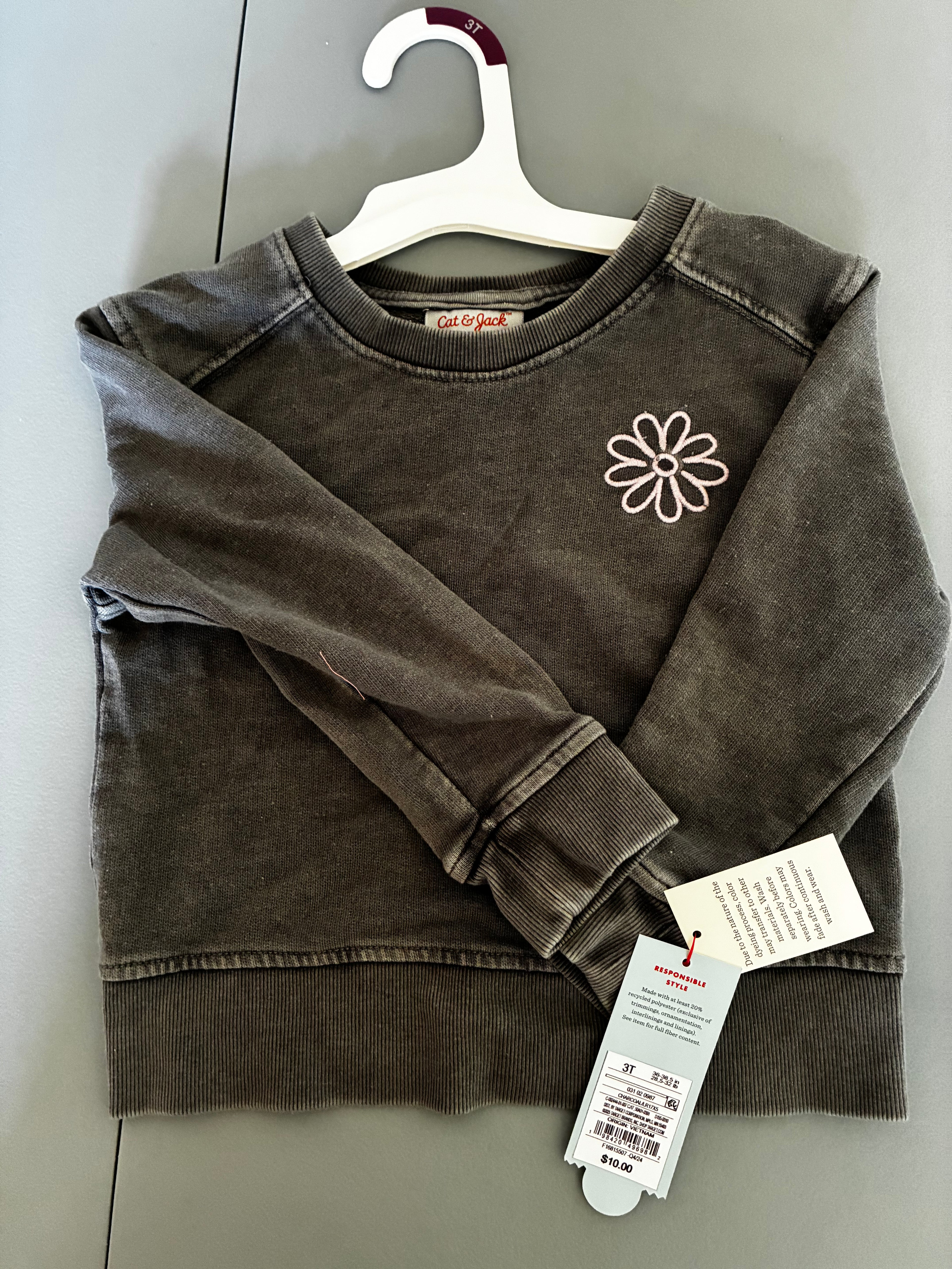 Toddler Girls' French Terry Sweatshirt - Cat & Jack