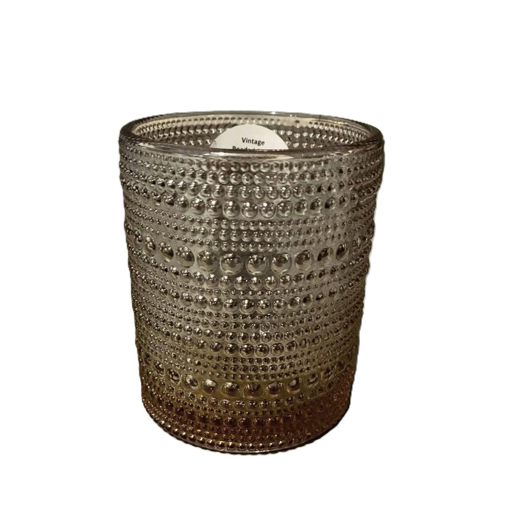 10oz Beaded Glass Tumbler Pink Iridescent (Set of 6)